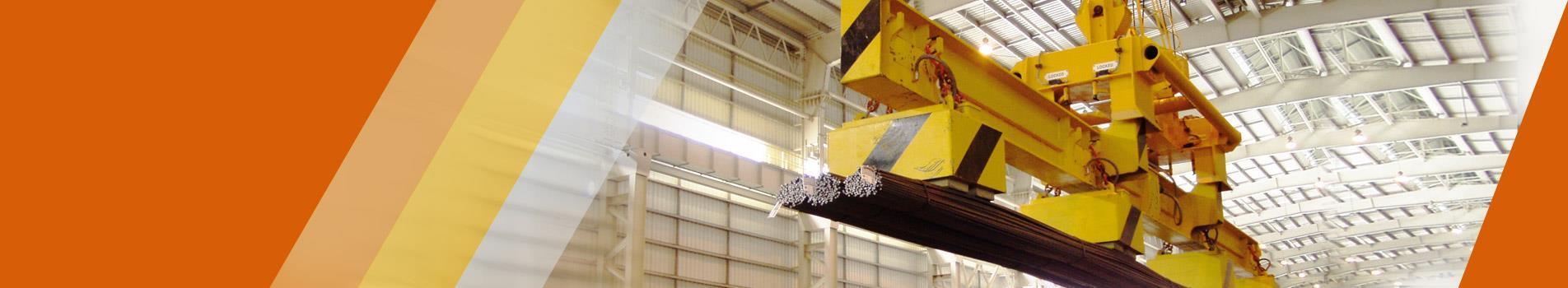 Travi elettromagnetiche con magneti rettangolari