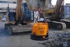 Magnete idraulico al lavoro